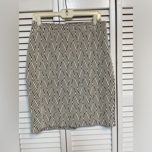 Banana republic chevron pencil skirt
